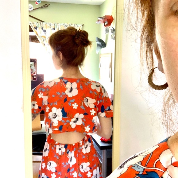 Anthropologie London Rose Tea Dress SP XSoldX - Picture 7 of 7